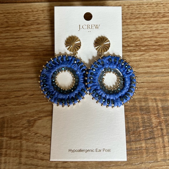 NWT J. Crew Beaded circle earrings - Picture 4 of 12
